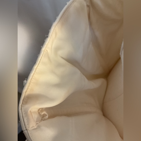 Gorgeous Mori Lee Madeline Gardner champagne & pink beaded tulle gown size 5/6 - Picture 6 of 8